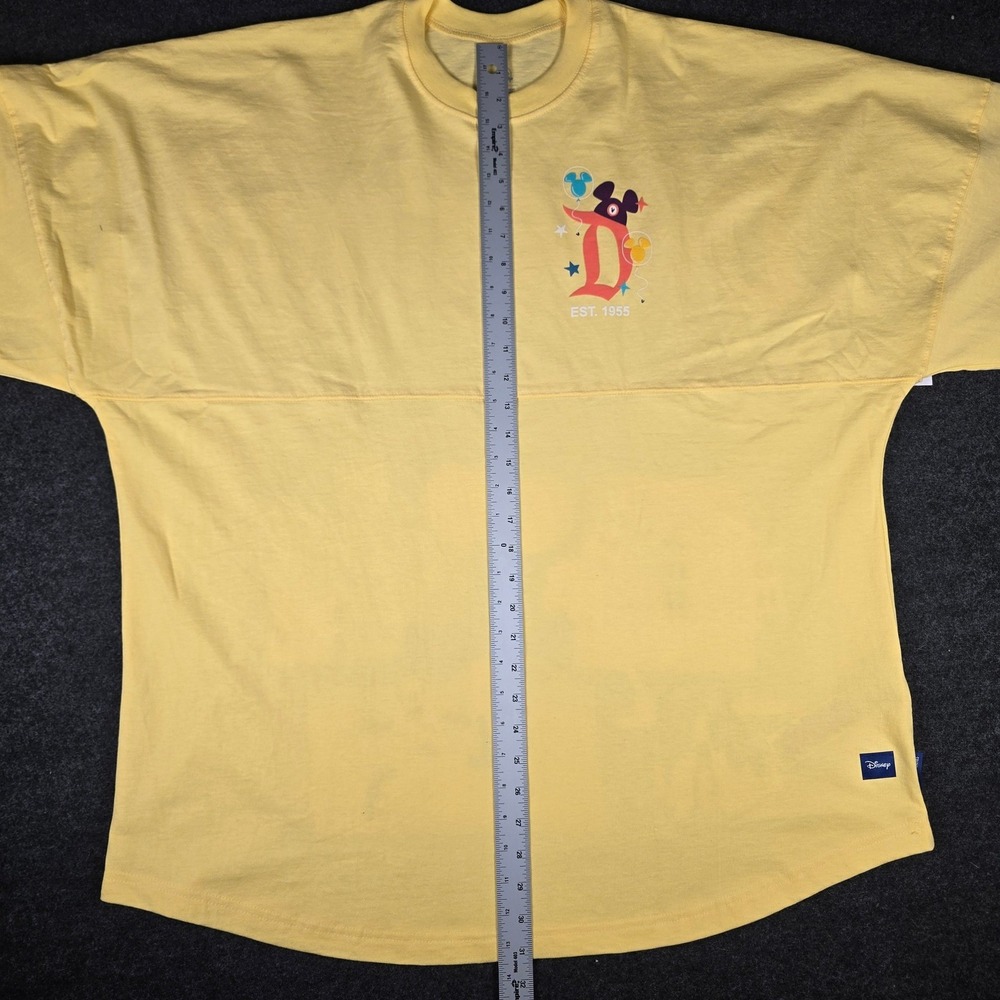 NWT Disney Disneyland Resort Play in Parks Yellow Spirit Jersey Size XXL - Picture 8 of 12
